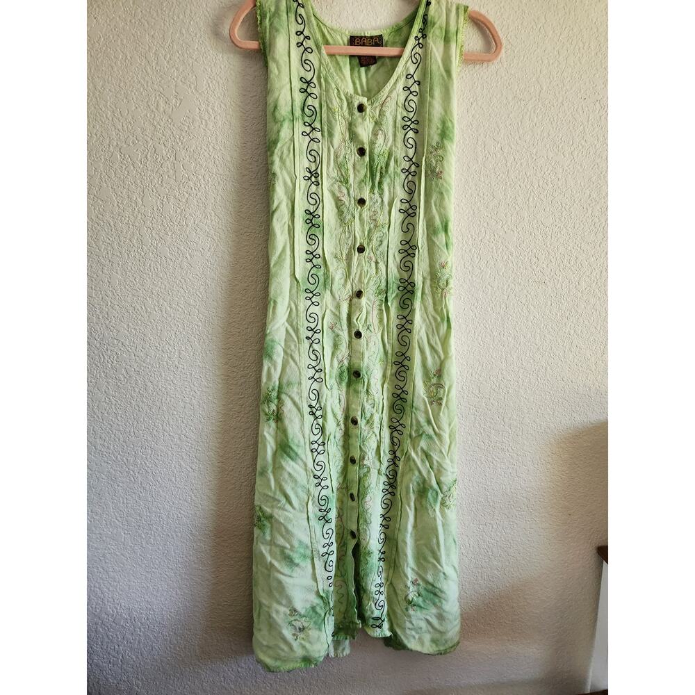 Baba Women's Maxi Tie Dye Dress Free Size